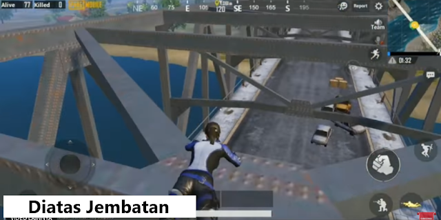 Cara naik keatas Jembatan menggunakan Motor di PUBG Mobile