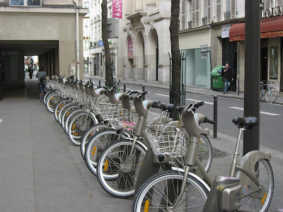 Bicycles in Paris