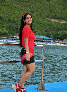 Aksha Sexy Picture in Red Dress