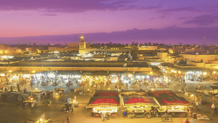 موضوع عن مدينة مراكش السياحية