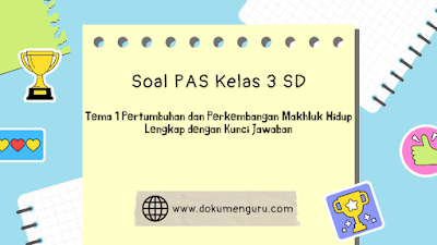 [www.dokumenguru.com] Soal PAS Kelas 3 SD Tema 1