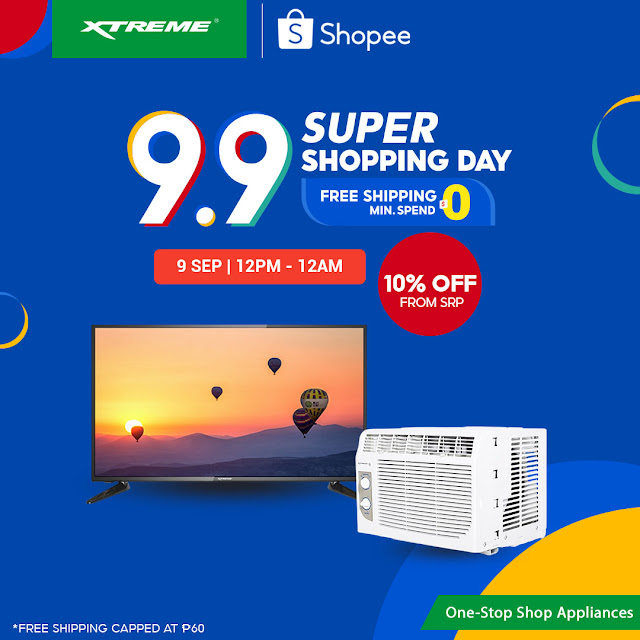 Price Drop up to 23% on XTREME Appliances this 9.9 Shopee Sale