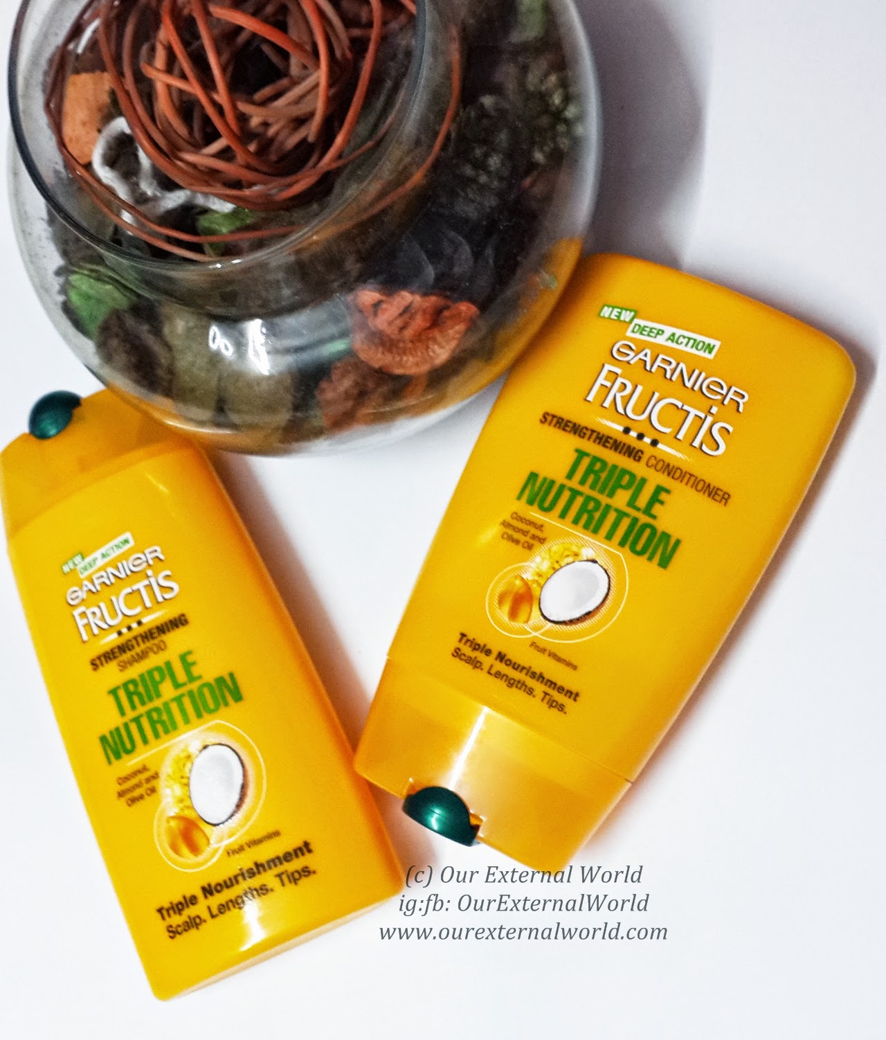 My Hair Story - The Strong And Smooth Hair Challenge, garnier fructis triple nutrition