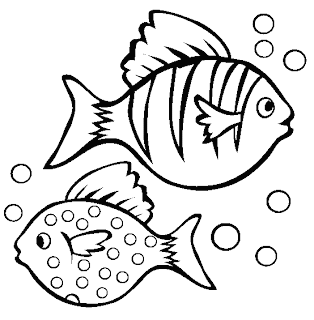 fish coloring pages, animal coloring pages