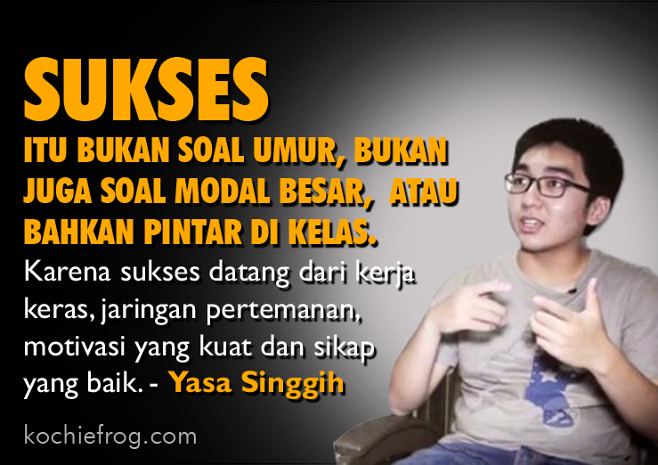 Kisah Yasa Singgih Wirausaha Muda Sukses Kochie Frog