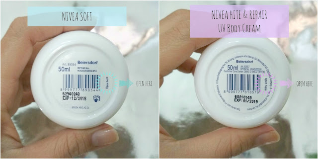 nivea soft dan white & repair cream