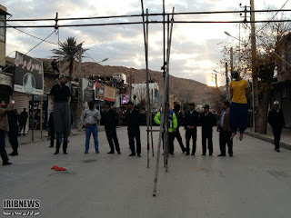 Two men were hanged in public in Sarpol-e Zahab, Iran, on Jan. 8, 2017.