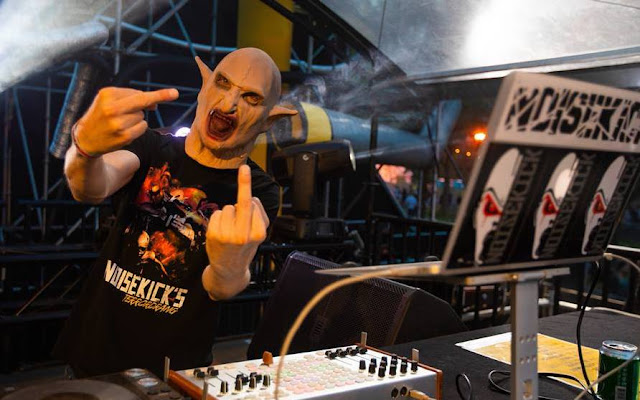 DJ Noisekick, the Face of Terror & Speedcore. #PMRC PunkMetalRap.com