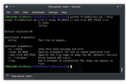 Frida-Extract - Frida.Re Based Runpe (And Mapviewofsection) Extraction Tool