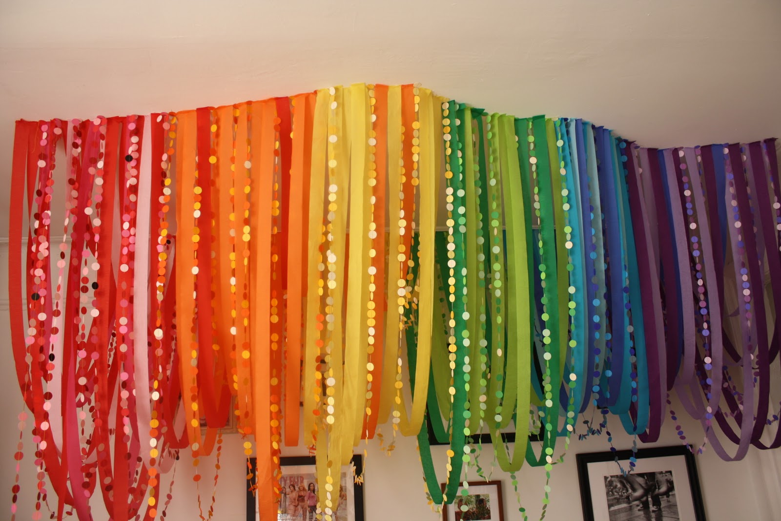 Be Different Act Normal Rainbow Streamers Party  Decor 