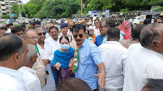 Congress protest against Modi government