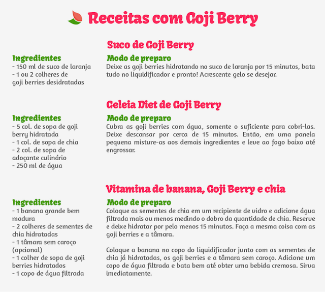 goji berry desidratada