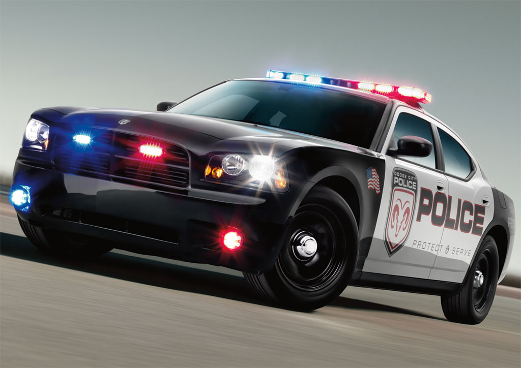 Police Car 2009 Dodge Charger police car 