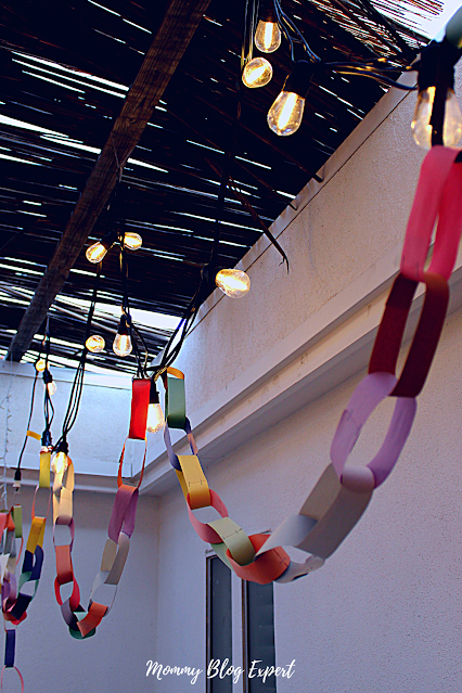 Paper Chain DIY String Lights