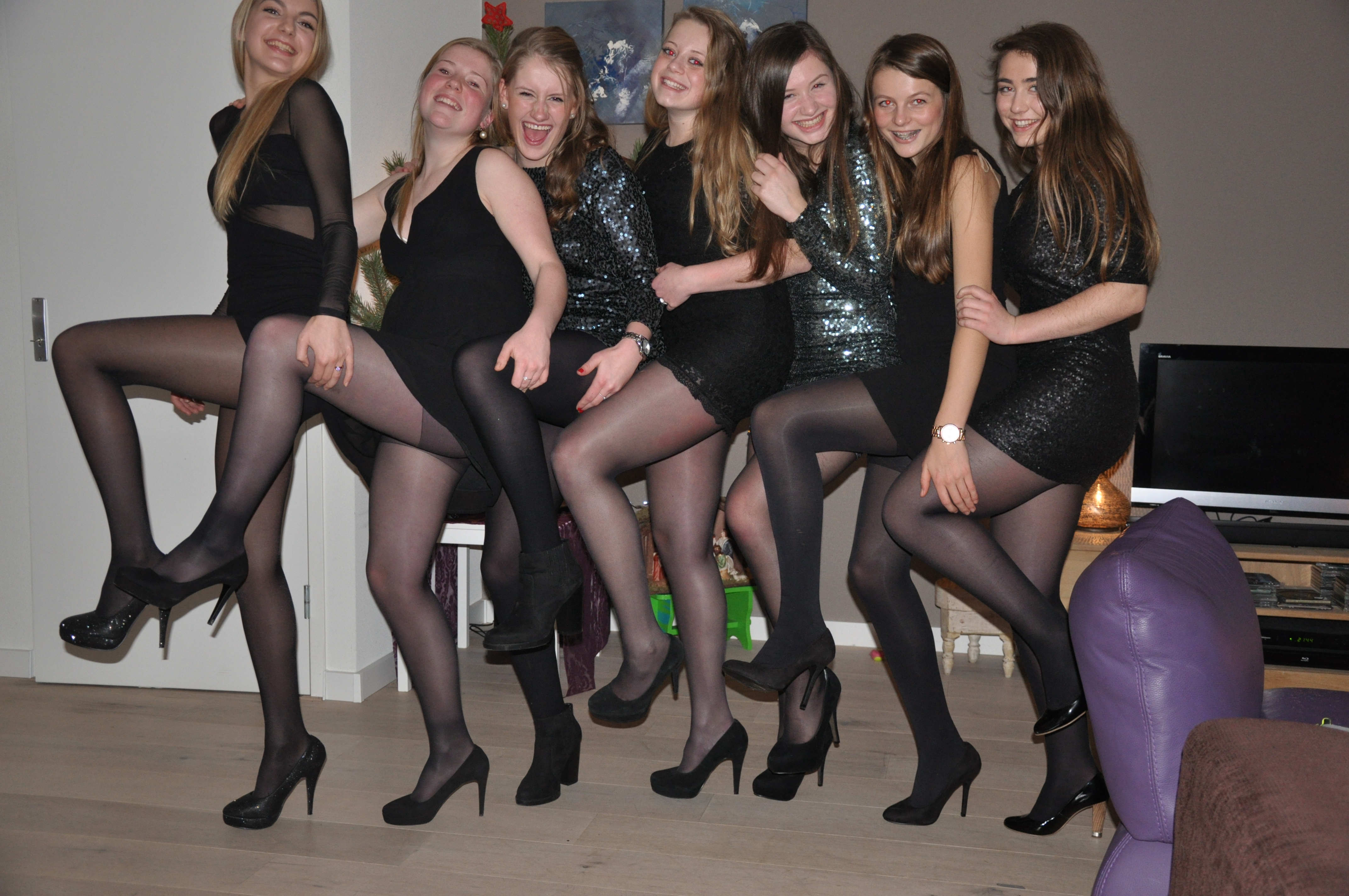 Pantyhose group picture