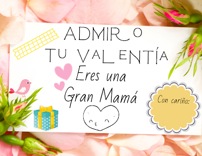 Tarjeta para mamá - imprimir