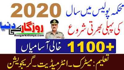 PTS Jobs in Police Department 2020 