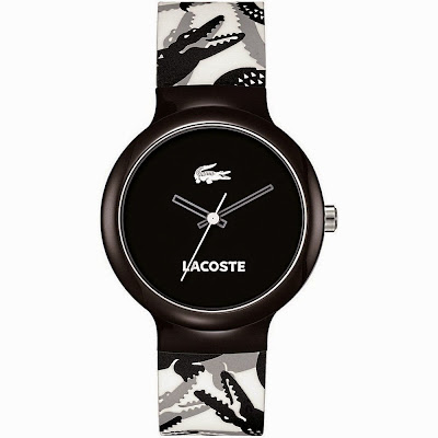 lacoste watches black