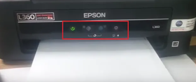 how to reset the printer epson l360 manually