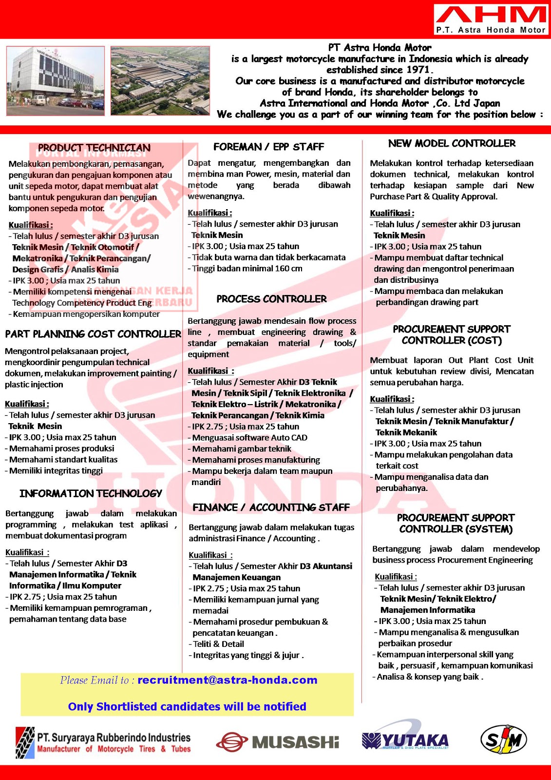 Lowongan Angkasa Pura Agustus 2017 2018 - Lowongan Kerja