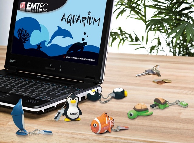 The Aquarium range USB flash drive series