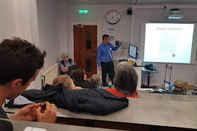 Crazy Golfer Richard Gottfried - guest speaker at the Delightfully Dull, Brilliantly Boring Evening at the University of Central Lancashire (UCLan) in Preston