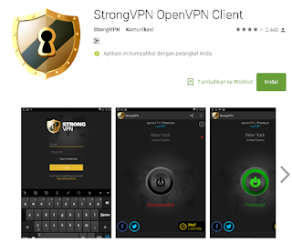 StrongVPN Di Android