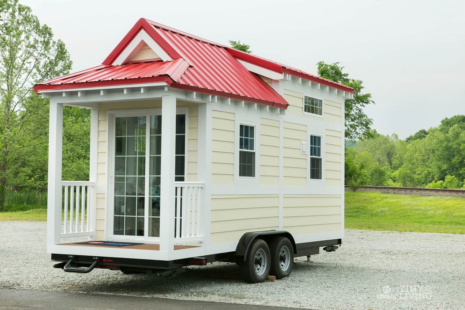 Red Shonsie Tiny House by 84 Lumber TINY HOUSE TOWN