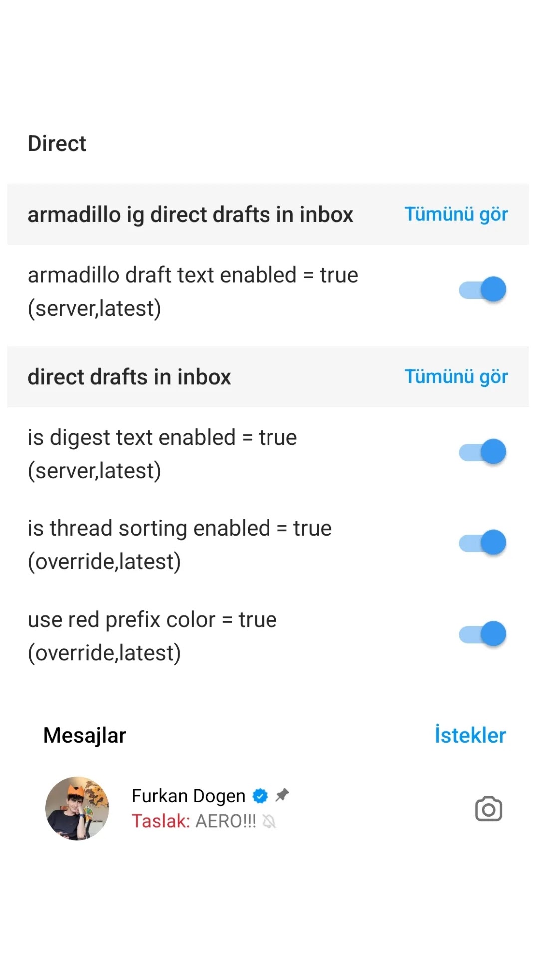 Draft Option in Messages