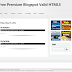 Free Premium Blogger Template Valid HTML5