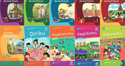 Download Buku Guru SD / MI Kelas 1, 2, 4, dan 5 Kurikulum 2013 Terbaru 