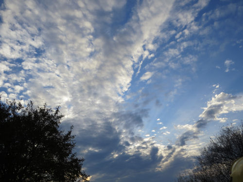 sky with clouds