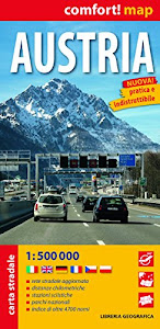 Carta Stradale dell'Austria - Comfort Map 1: 500 000