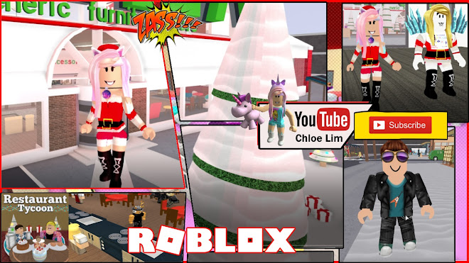 Chloe Tuber Roblox Restaurant Tycoon Gameplay New Christmas Decorations And Christmas Chef - the songs roblox restaurant tycoon youtube