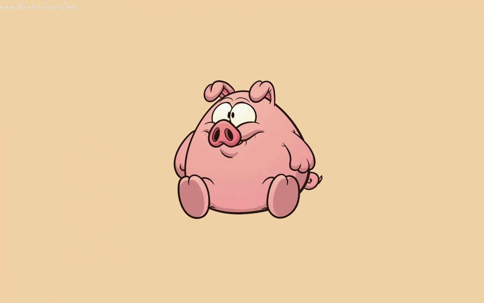Gambar Kartun Babi Yang Lucu IPhone Live Wallpapers