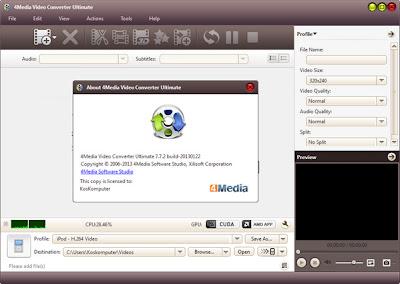 4Media Video Converter Ultimate 7.7.2.20130122 Full Patch