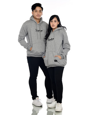 RANDOM SWEATER WARNA GRAY M - XXXL