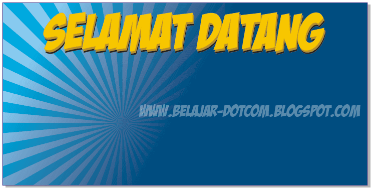 Download Template Spanduk Ucapan Selamat Datang Lomba 