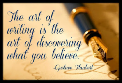 A quote about writing