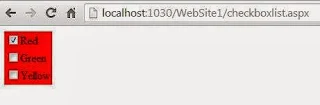 ASP.NET: Programmatically change CheckBoxList Background Color