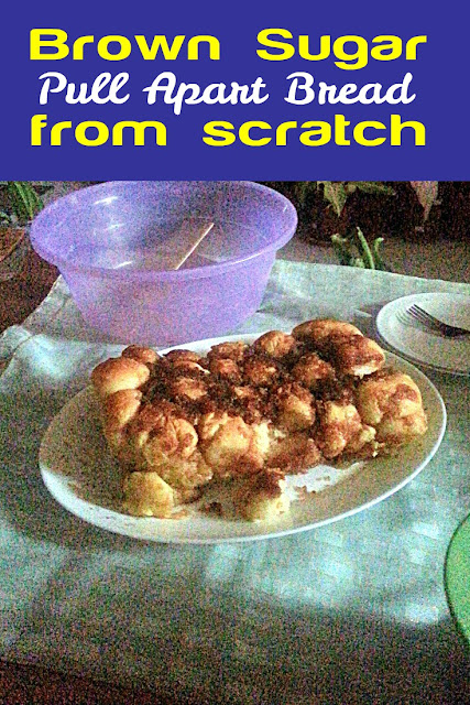 Brown Sugar Pull Apart Bread From Scratch @ treatntrick.blogspot.com