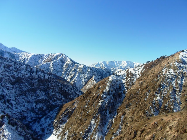 Зимний поход в ущелье Оджук, Варзоб, горы Таджикистана - фотообзор похода