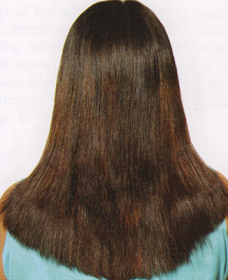 2. Girls Hair After Straightening