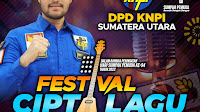 DPD KNPI Sumut Buka Festival Cipta Lagu Pemuda Anti Narkoba di Bulan Oktober 2022