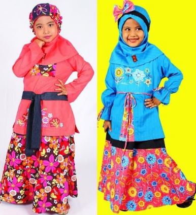 33 Gambar Model  Baju  Muslim Anak  Perempuan  Terbaru 2019 