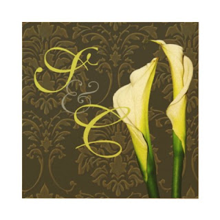 Wedding cards and invitations with callas lilies, part 1