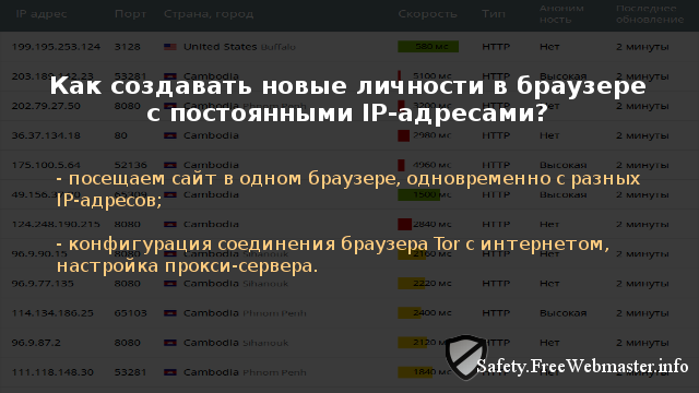 Конфигурация соединения браузера Tor с интернетом, настройка прокси-сервера.