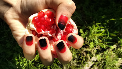 donuth, channel, maquillaje, make-up, nail art, red, blood, grenade, red riding hood, 