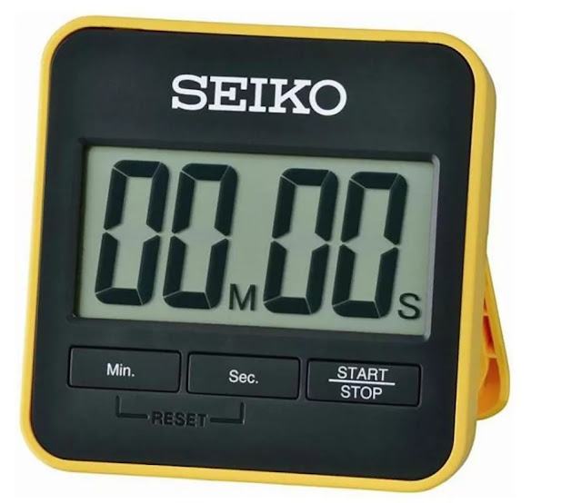 นาฬิกาจับเวลาทำอาหาร SEIKO DIGITAL TIMER รุ่น QHY001Y