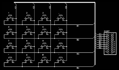 saklar|Keypad Matrik